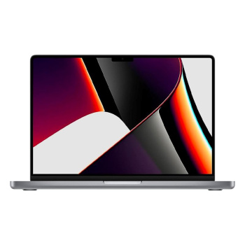 Apple 2021 MacBook Pro (14-inch, Apple M1 Pro chip with 8‑core CPU and 14‑core GPU, 16GB RAM, 512GB SSD) - Space Grey; Arabic/English