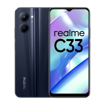 Realme C33 Dual-SIM 128GB ROM + 4GB RAM 4G LTE - International Version-Night Sea