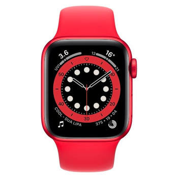 Apple Watch Series 6 (GPS, 40mm) - Red Aluminum Case with Red Sport Band