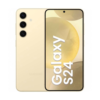 SAMSUNG Galaxy S24, AI Phone, 128GB Storage, Amber Yellow, 8GB RAM, Android Smartphone, 50MP Camera, Long Battery Life, 1 Yr Manufacturer Warranty (UAE Version)