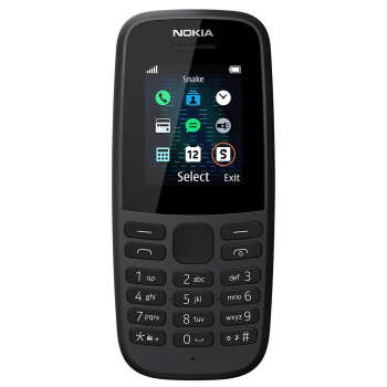 NOKIA 105 Dual SIM Feature Phone 2G-Black