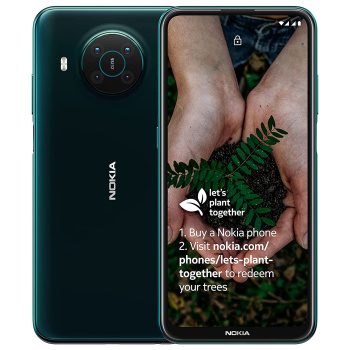 Nokia X10 5G Dual sim Android Smartphone, 6GB RAM and 128 GB storage 48 MP Quad Camera, 6.67” Full HD+ display-Green