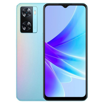 OPPO A77s Dual SIM Smartphone 8GB RAM 128GB Storage, 5000mAh Long Lasting Battery, Fingerprint and Face Recognition, 4G LTE Android Phone Sky Blue