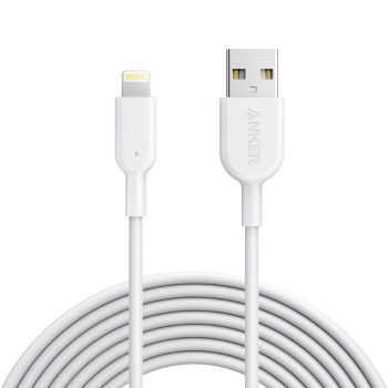 Anker PowerLine II USB-A Cable with Lightning Connector White