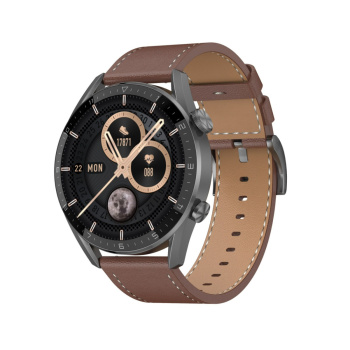 Triple OG GT3 PRO MAX Sports Watch with Bluetooth Calling, NFC, GPS, Wireless charging and Dual Bluetooth 5.0 11.11-Brown